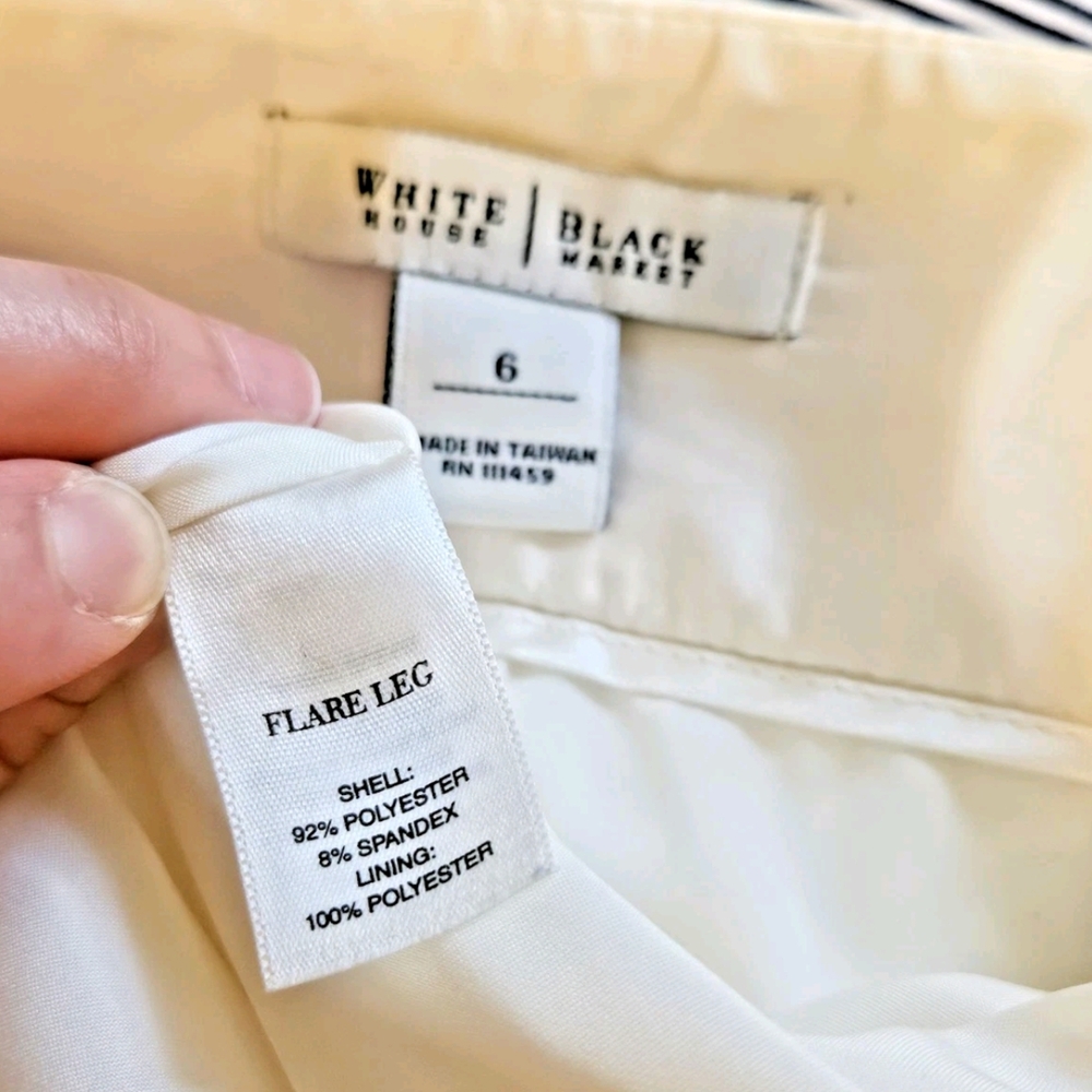 Women's White Pants-Size 6 - Picture 14 of 15